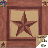 Landon Star King Quilt 5pc Set    Save 25%