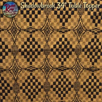 Shadowbrook Woven Black & Mustard Table Top Collection