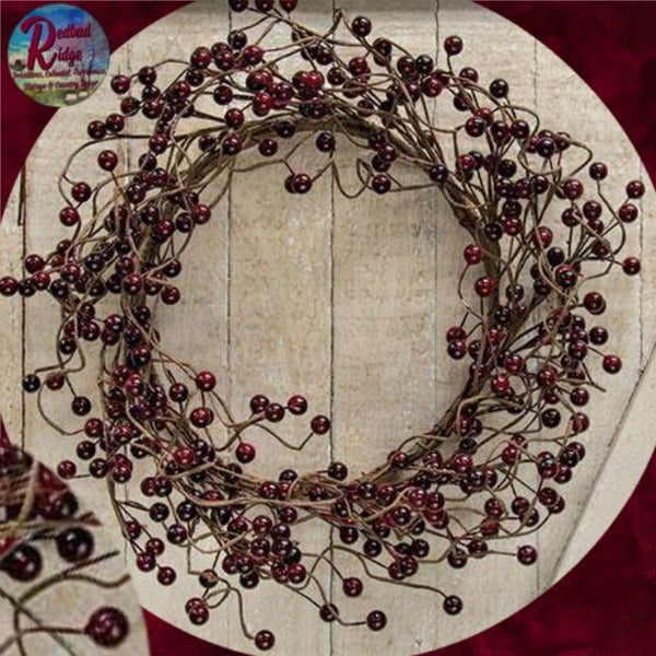 WATERPROOF Combo Berry Pips Burgundy or Burg/Mustard Wreath or Garland