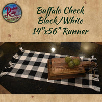 *Buffalo Plaid Black/White Check Woven Collection **50% Savings