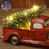 RED TRUCK CHRISTMAS TREE LED Timer LIGHTS