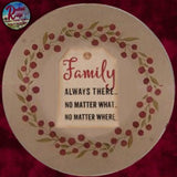 Pip Berry Border Love, Friend or Family Tag Plate 9.75"