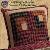 Cambridge Patchwork Quilted Throw or Matching Quilted Pillow Cover