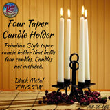 Centerpiece 4 Taper Candle Holder Perfect Size to Sit Anywhere