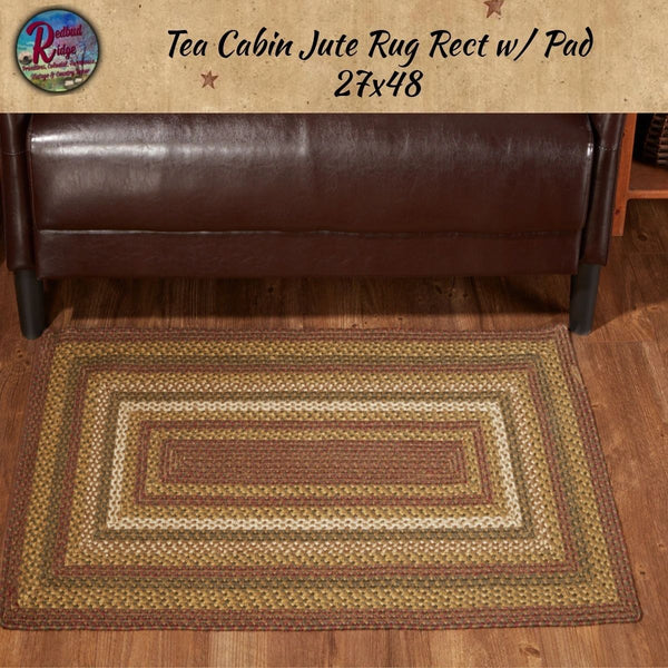 Tea Cabin Jute Rug 27x48