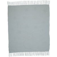 Happy Snowman Navy Blue Woven Throw 60x50