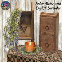 Brick Mold Rustic 2 Draw Cupboard