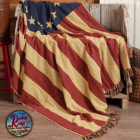 Old Glory Americana Woven Throw 60"x50"