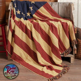 Old Glory Americana Woven Throw 60"x50"