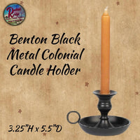 Benson Black Candle Holder