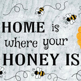 Bee Welcome Mat Rug Home is where your Honey IS