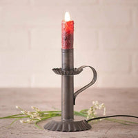 Colonial Barton Candlestick Moving Motion Electric Taper Candle Lighting