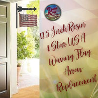 Flag USA Waving 8 Star Resin Flag Arrow Replacement Sign
