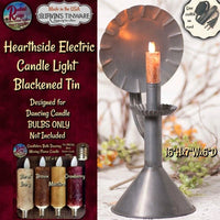 Colonial Hearthside Candlestick Moving Motion Electric Taper Candle Lighting
