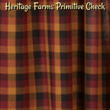 Heritage Farms Prairie Curtains 2 Panel Set 36"x63"