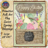 Sweet Spring Blessings Garden or Large Flag
