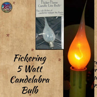 Flickering 3 Watt Candelabra Bulb