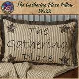 Farmhouse The Gathering Place Pillow 14x22