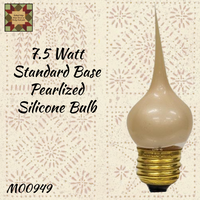 Standard Base Pearlized Silicone Bulb 7.5W