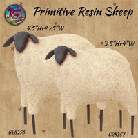 Primitive Resin Black Face Sheep Large or Medium