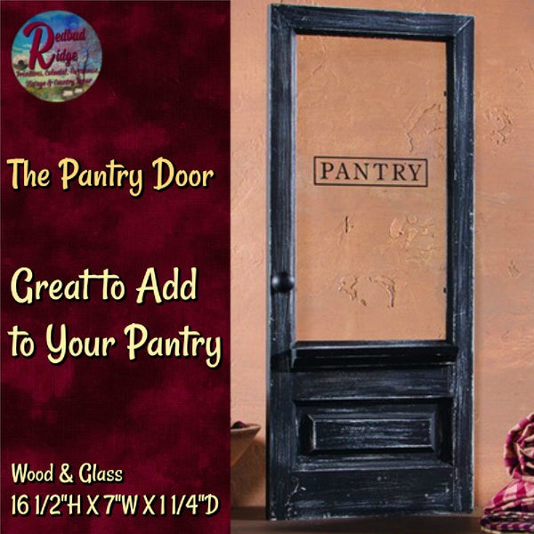 *Door Pantry Primitive 16.5"H