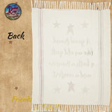 Woven Throw Friendship Stars  60x50  **50% Savings