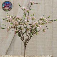 NEW!! Bliss Buds Bush, Light Pink, 13" Perfect Spring or Summer Artificial