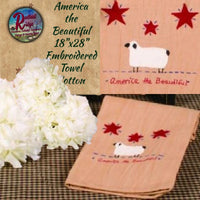 America the Beautiful Runner or Towel