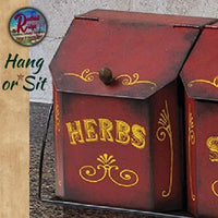 Vintage Style 4/Set Seasoning Tins *SALE