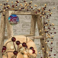 WATERPROOF Combo Berry Pips Burgundy or Burg/Mustard Wreath or Garland