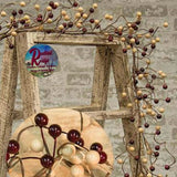 WATERPROOF Combo Berry Pips Burgundy or Burg/Mustard Wreath or Garland
