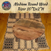 Large Round Risers 14" or 10" 2"High