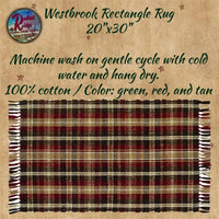 Westbrook Woven Throw 50"x60" or Rug 20"x30"