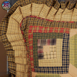 Tea Cabin Pillow Quilted 16x16