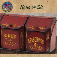 Vintage Style 4/Set Seasoning Tins *SALE