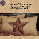 Landon Star King Quilt 5pc Set    Save 25%
