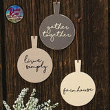 Primitive Set of 3 Hanging Cutting Boards Live Simply Gather Together Farmhouse