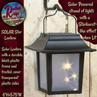 Solar Starburst Lantern Outdoor Light