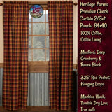 Heritage Farms Primitive Check 84x40 Panel