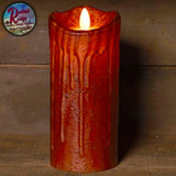 Ol' Realistic 3"x7" Moving Motion Flame Pillar Timer Candle