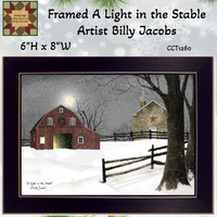 A Light in the Stable Framed Artwork Picture