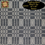 *Bayberry Weave  Black & Tan Woven Table Top Collection
