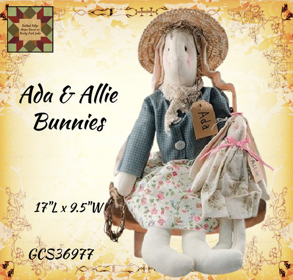 Ada & Allie Bunnies 50% Savings