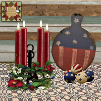 Centerpiece 4 Taper Candle Holder Perfect Size to Sit Anywhere