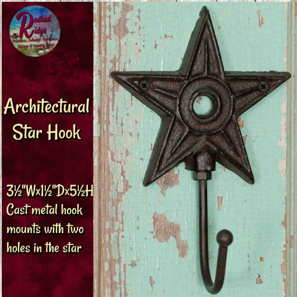 *Vintage Architectural Wall Star Hook *** 50% Savings