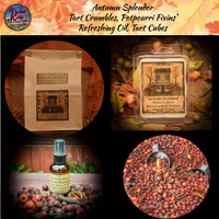 Fall Autumn Splendor Scented Potpourri Fixins', Refreshing Oil, Tart Crumble Cubes or Tart Cubes