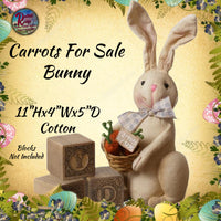 Folk Art Bunny Carrots For Sale
