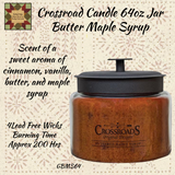 Crossroads Butter Maple Syrup Candle Jars 16, 26, 48 or 64 oz