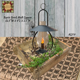 Brick Mold Rustic Reclaimed Aged Wood Square 12.5"x11"