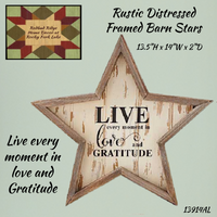 Framed Inspirational Barn Stars Rustic Distressed Signs 50% OFF SAVINGS